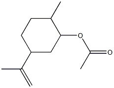 (-)-Acetic acid p-menth-8(9)-en-2-yl ester 구조식 이미지