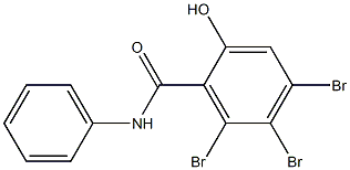 4,5,6-Tribromo-2-hydroxybenzanilide Structure