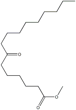 7-Ketopalmitic acid methyl ester 구조식 이미지