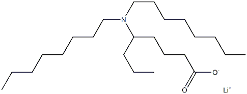5-(Dioctylamino)octanoic acid lithium salt 구조식 이미지