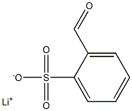 2-Formylbenzenesulfonic acid lithium salt Structure