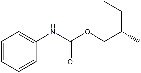 (+)-Carbanilic acid (S)-2-methylbutyl ester 구조식 이미지