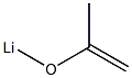 2-(Lithiooxy)-1-propene Structure