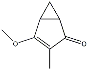 3-Methyl-4-methoxybicyclo[3.1.0]hex-3-en-2-one 구조식 이미지