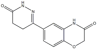 6-(6-Oxo-1,4,5,6-tetrahydropyridazine-3-yl)-3,4-dihydro-2H-1,4-benzoxazine-3-one Structure