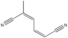 (1Z,3Z)-1,4-Dicyano-1,3-pentadiene Structure