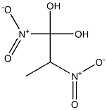 1,2-Dinitro-1,1-propanediol 구조식 이미지