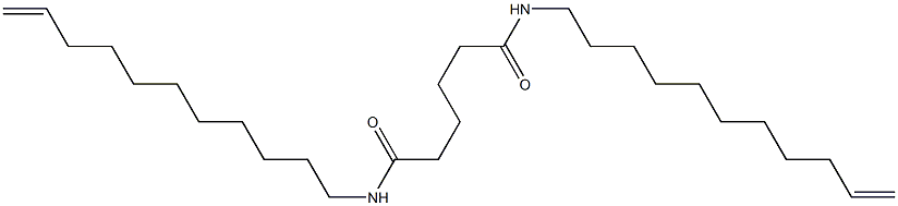 N,N'-Di(10-undecenyl)adipamide Structure