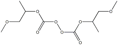 Peroxydicarbonic acid di(2-methoxy-1-methylethyl) ester 구조식 이미지