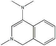 2-Methyl-4-(dimethylamino)-1,2-dihydroisoquinoline 구조식 이미지