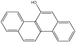 Chrysen-5-ol Structure