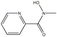 N-Methyl-N-hydroxy-2-pyridinecarboxamide 구조식 이미지