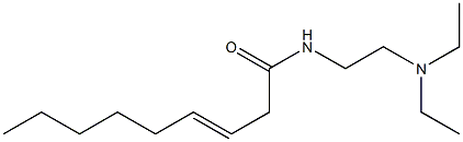 N-[2-(Diethylamino)ethyl]-3-nonenamide 구조식 이미지