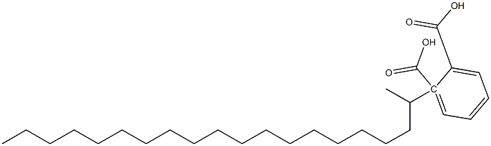 (+)-Phthalic acid hydrogen 1-[(S)-icosane-2-yl] ester Structure