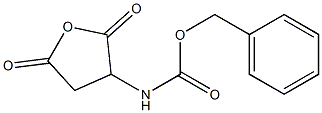 3-(Benzyloxycarbonylamino)tetrahydrofuran-2,5-dione Structure