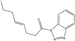 1-(4-Octenoyl)-1H-benzotriazole 구조식 이미지