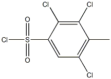 2,3,5-Trichloro-4-methylbenzenesulfonyl chloride Structure