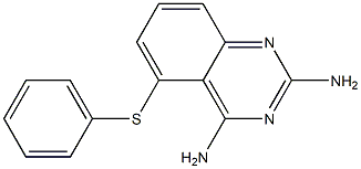 5-(Phenylthio)quinazoline-2,4-diamine 구조식 이미지