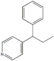 4-(1-Phenylpropyl)pyridine 구조식 이미지