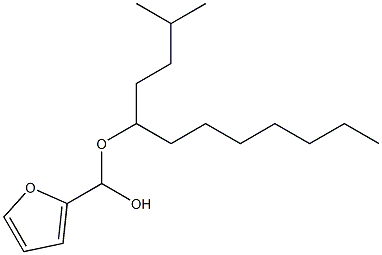 2-Furancarbaldehyde 3-methylbutyloctyl acetal Structure