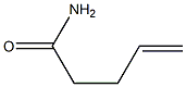 4-Pentenamide 구조식 이미지