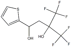 1-(2-Thienyl)-4,4,4-trifluoro-3-trifluoromethyl-1,3-butanediol 구조식 이미지