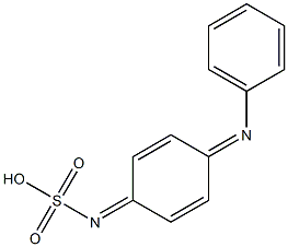 N-[4-(Phenylimino)-2,5-cyclohexadien-1-ylidene]sulfamic acid Structure