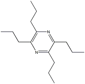 2,3,5,6-Tetrapropylpyrazine 구조식 이미지