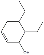 5,6-Diethyl-2-cyclohexen-1-ol 구조식 이미지