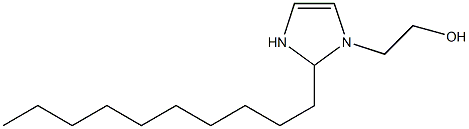 2-Decyl-4-imidazoline-1-ethanol Structure