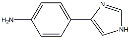 5-(4-Aminophenyl)-3H-imidazole 구조식 이미지