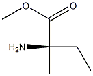 (R)-2-Amino-2-methylbutanoic acid methyl ester 구조식 이미지