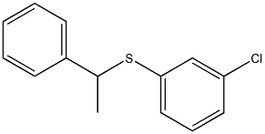 1-(Phenyl)-1-(3-chlorophenylthio)ethane 구조식 이미지
