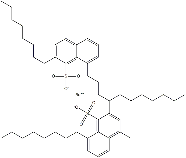 Bis(2,8-dioctyl-1-naphthalenesulfonic acid)barium salt 구조식 이미지