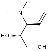 (2R,3S)-3-(Dimethylamino)-4-pentene-1,2-diol 구조식 이미지