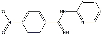 4-Nitro-N-(2-pyridyl)benzamidine Structure