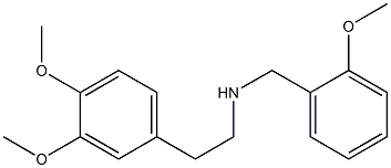 N-(2-Methoxybenzyl)-3,4-dimethoxyphenethylamine Structure