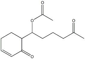 6-(1-Acetoxy-5-oxohexyl)-2-cyclohexen-1-one Structure