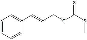 Dithiocarbonic acid S-methyl O-trans-cinnamyl ester Structure