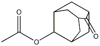 6-Acetoxyadamantan-2-one Structure