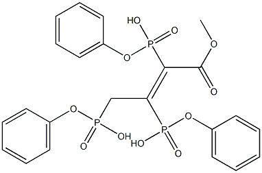 4-(Triphenylphosphonio)-2-butenoic acid methyl ester Structure