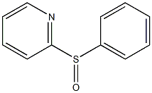 Phenyl 2-pyridyl sulfoxide 구조식 이미지