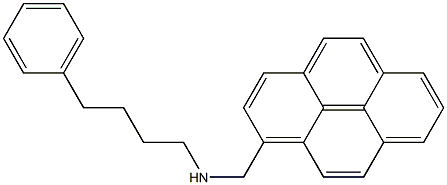 1-(4-Phenylbutylaminomethyl)pyrene Structure