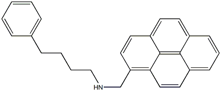 1-(4-Phenylbutylaminomethyl)pyrene 구조식 이미지