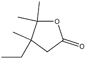 4,5-Dihydro-4-ethyl-4,5,5-trimethylfuran-2(3H)-one 구조식 이미지