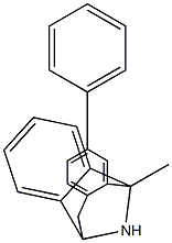 3-Phenyl-5-methyl-10,11-dihydro-5H-dibenzo[a,d]cyclohepten-5,10-imine Structure