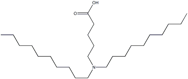 5-(Didecylamino)valeric acid Structure