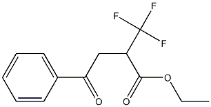 4-Phenyl-2-(trifluoromethyl)-4-oxobutanoic acid ethyl ester 구조식 이미지