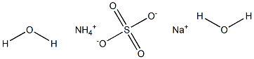 Ammonium sodium sulfate dihydrate Structure