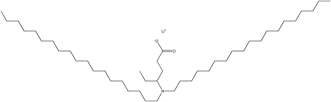 4-(Dinonadecylamino)hexanoic acid lithium salt Structure